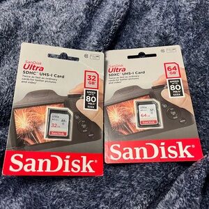 Sandisk Ultra SDHC UHS-I Card 32GB & 64GB